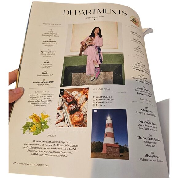 Garden & Gun April May 2025 Magazine Party Like A Southerner Ham Biscuit Bar - Picture 3 of 9